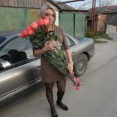В полку наших постоянных клиентов -  очередное пополнение!)))  (эквадорские розы сорта Муви Стар)